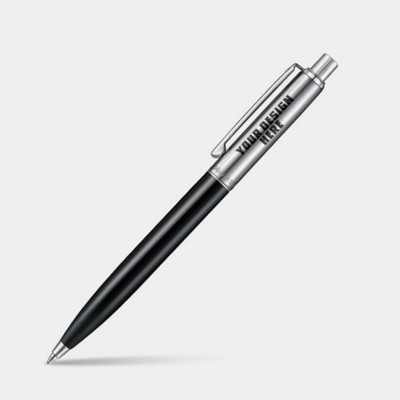 SHEAFFER® Sentinel Metal 331 Glossy Black Barrel Executive Ballpoint Pen w/ Gift Box