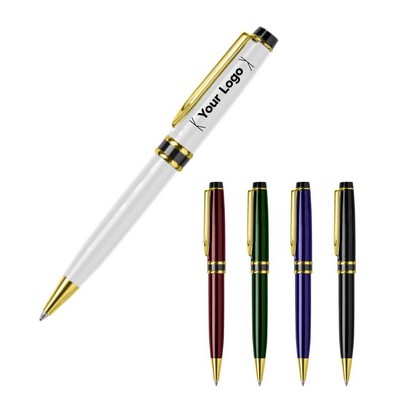 Copper Twist Action Metal Ballpoint Pen