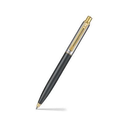 SHEAFFER® Sentinel Metal 334 Matte Black Gold Trim Executive Ballpoint Pen w/ Gift Box